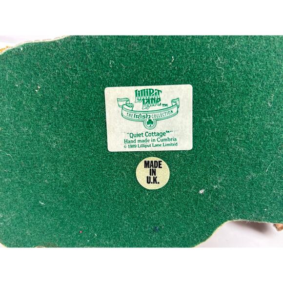 Lilliput Lane Quiet Cottage 1989 Irish Collection Cottage with Box & Deed - Picture 11 of 14